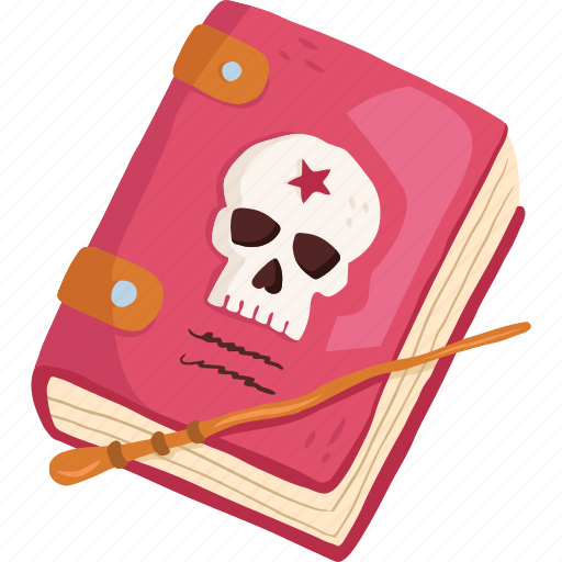 Stickers, magic book, halloween, spooky, witch, horror, book icon - Download on Iconfinder