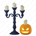 candle, halloween, decoration, horror, pumpkin, night, scary, light, dark 