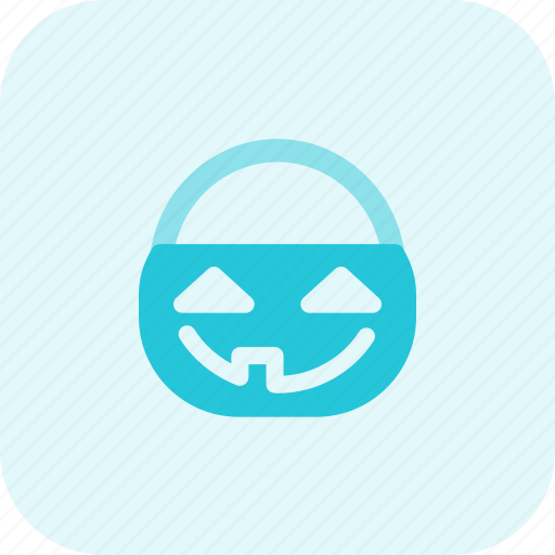 Bucket, holiday, halloween, jack o lantern icon - Download on Iconfinder
