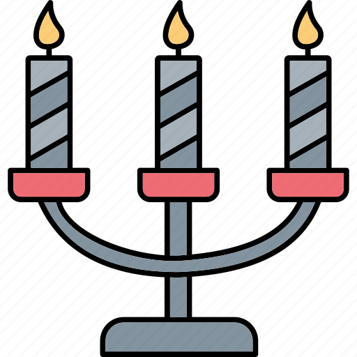 Burning candle, candle light, candle stand, decorative candle, light stand icon - Download on Iconfinder