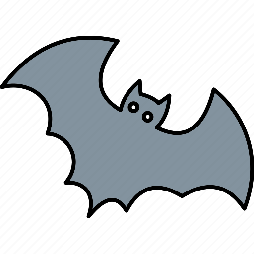 Flying bat, halloween element, halloween night, spooky bat, vampire bat icon - Download on Iconfinder