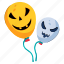 halloween balloons, halloween decor, spooky balloons, scary balloons, evil balloons 
