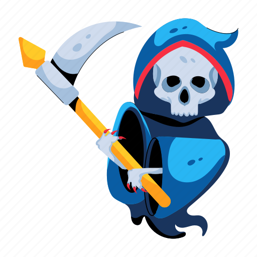 Grim reaper, death character, halloween costume, halloween character, devil character icon - Download on Iconfinder