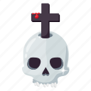 skeleton, black, ghost, dead