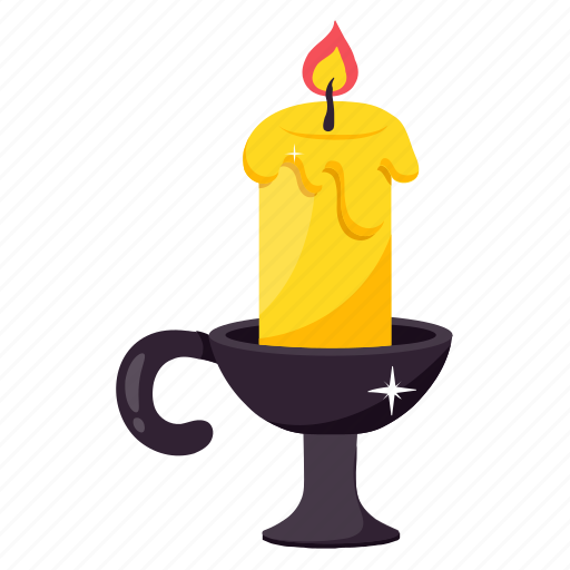 Magic, candle, witchcraft, fantasy icon - Download on Iconfinder