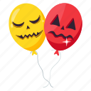 creepy, festive, horror, balloon, holiday, party, autumn