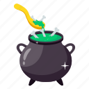 cauldron, pot, magic