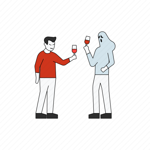 Drinks, cheers, halloween, ghost, scary icon - Download on Iconfinder