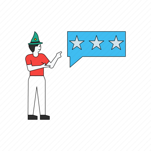 Stars, rating, feedback, halloween, party icon - Download on Iconfinder