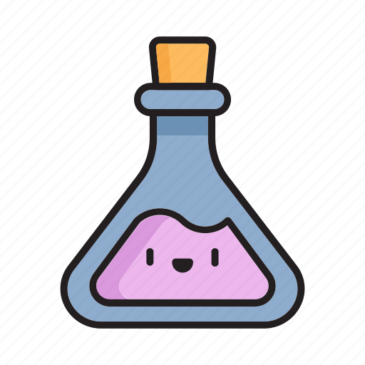Poison, chemical, halloween, cute, glass, liquid, alchemy icon - Download on Iconfinder