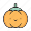 pumpkin, halloween, cute, autumn, orange, food, vegetable, spooky, scary 
