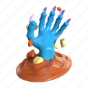 halloween, event, zombie, hand, claw, horror, grave, arm, monster