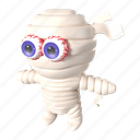 mummy, ghost, halloween, zombie, horror, haunted, scary, bandage, party