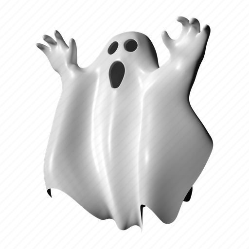 Cloth, ghost, creepy, halloween, haunted, white, spooky icon - Download on Iconfinder