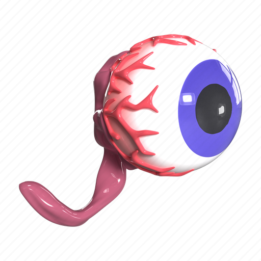 Eyeball, eye, out, pop, horror, halloween, scary icon - Download on Iconfinder
