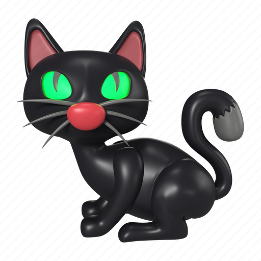 Halloween, cat, black, horror, scary, haunted, mysterious icon - Download on Iconfinder