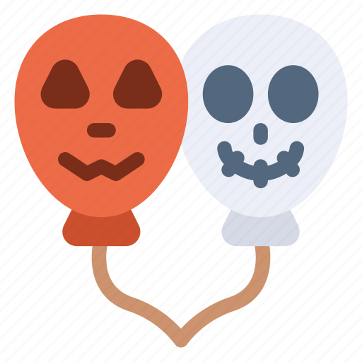 Balloons, decoration, scary, spooky icon - Download on Iconfinder