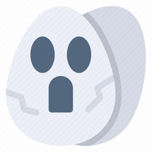 Eggs, boiled egg, spooky, scary icon - Download on Iconfinder