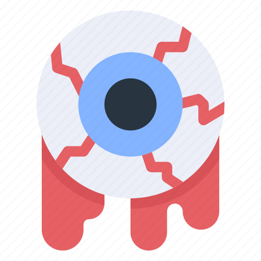 Eyeball, organ, scared, blood, eye icon - Download on Iconfinder