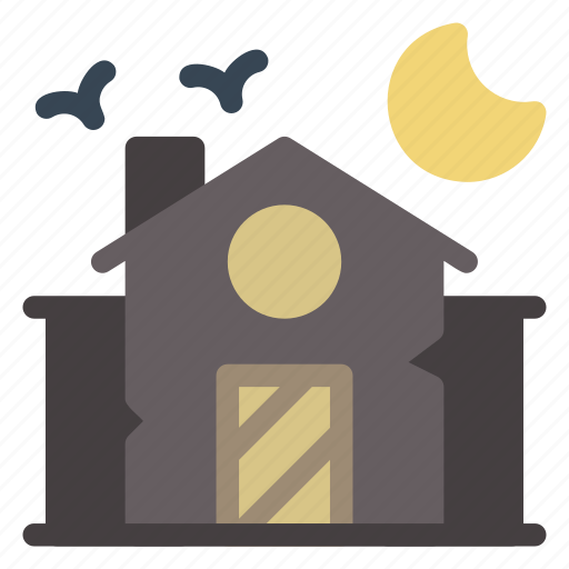 Building, haunted house, spooky, scary icon - Download on Iconfinder