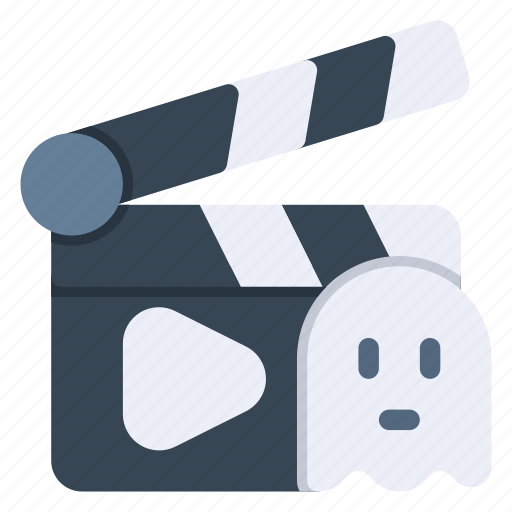 Movie, film, clapboard, ghost, cinema icon - Download on Iconfinder
