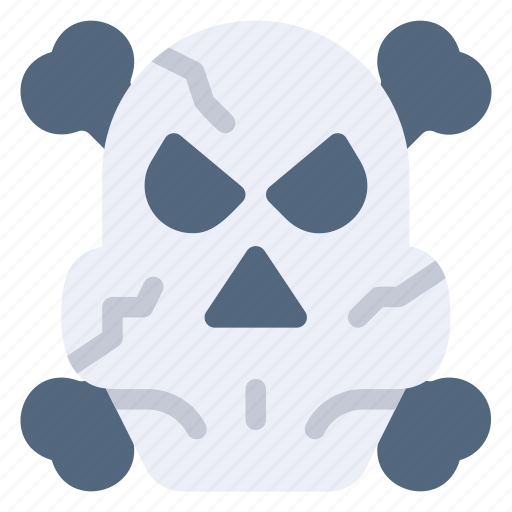 Skull, dead, skeleton, head, bone icon - Download on Iconfinder