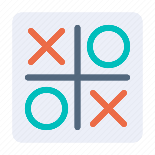 Tic tac toe, three in a row, gaming, crosses icon - Download on Iconfinder