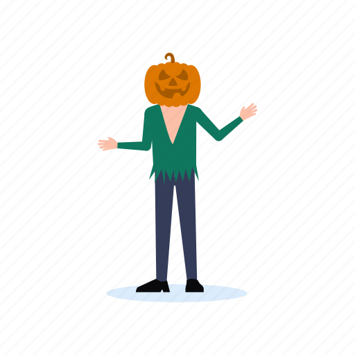 Pumpkin, face, avatar, boy, halloween icon - Download on Iconfinder