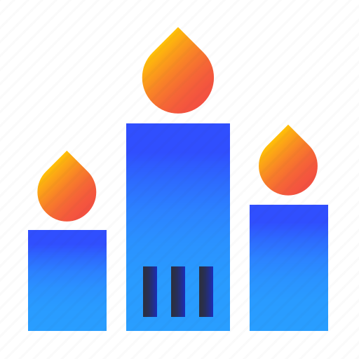 Candles, fire, light, wax icon - Download on Iconfinder
