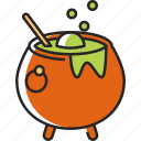 cauldron, halloween, pot, witch, potion, scary, ghost
