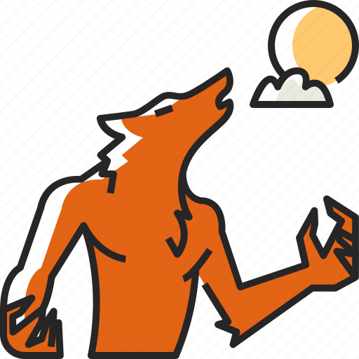 Werewolf, halloween, wolf, scary, monster, horror, spooky icon - Download on Iconfinder