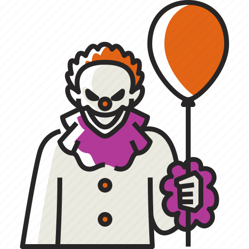 Clown, jester, joker, halloween, scary, horror, spooky icon - Download on Iconfinder