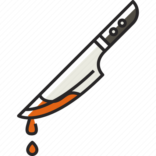 Bloody, knife, bloody knife, halloween, scary, spooky, murder icon - Download on Iconfinder