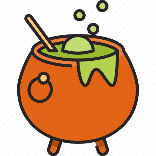Cauldron, halloween, pot, witch, potion, scary, ghost icon - Download on Iconfinder