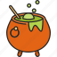 cauldron, halloween, pot, witch, potion, scary, ghost 