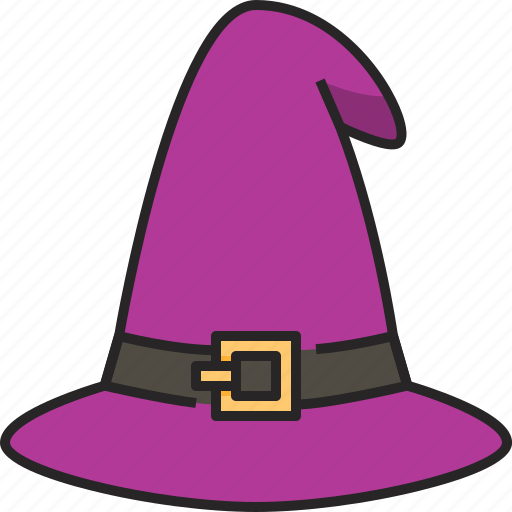 Witch, hat, witch hat, halloween, scary, halloween hat, horror icon - Download on Iconfinder
