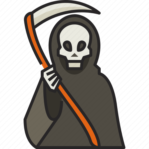 Grim, reaper, grim reaper, halloween, horror, scary, spooky icon - Download on Iconfinder