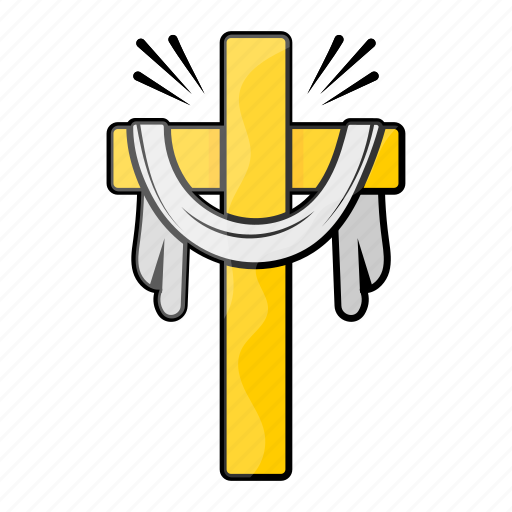 Cross, grave, halloween, tomb, cemetery, tombstone icon - Download on Iconfinder