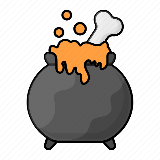 Cauldron, halloween, pot, witch, potion, sorcery, cooking icon - Download on Iconfinder