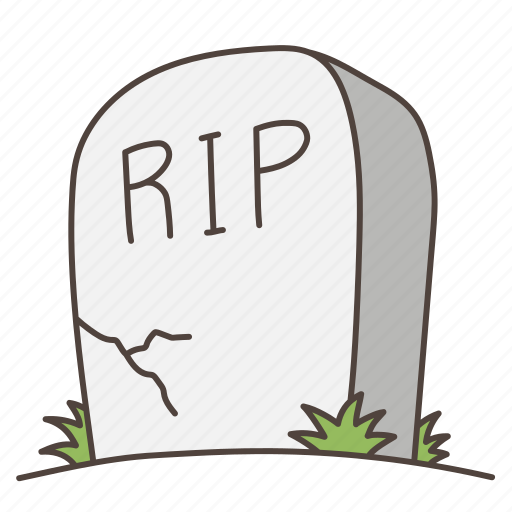 Doodle, grave, graveyard, halloween, rip, tombstone icon - Download on Iconfinder