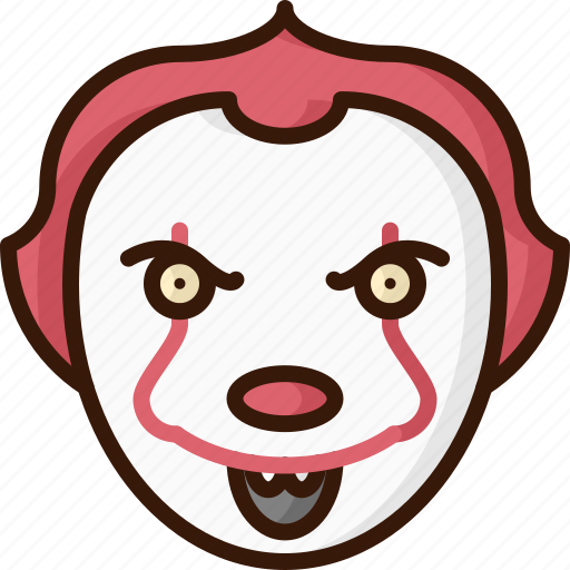 Halloween, pennywise, clown, spooky icon - Download on Iconfinder