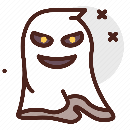 Ghost, angry, halloween, laugh, emoji icon - Download on Iconfinder