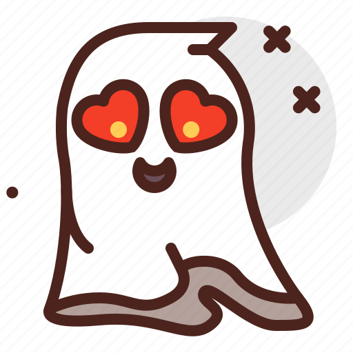 Ghost, love, halloween, emoji icon - Download on Iconfinder