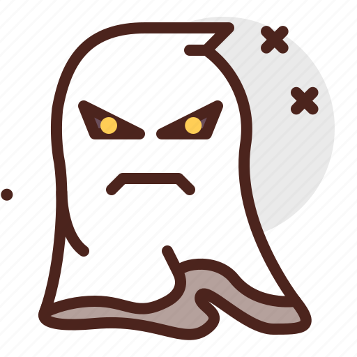 Ghost, sad, halloween, emoji icon - Download on Iconfinder