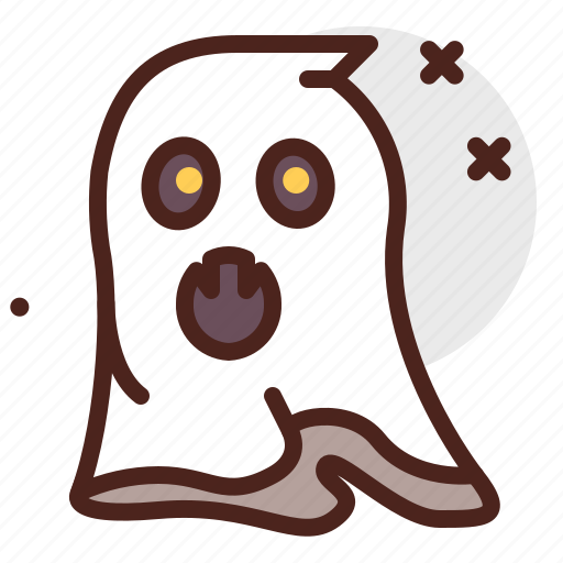 Ghost, halloween, shocked, emoji icon - Download on Iconfinder