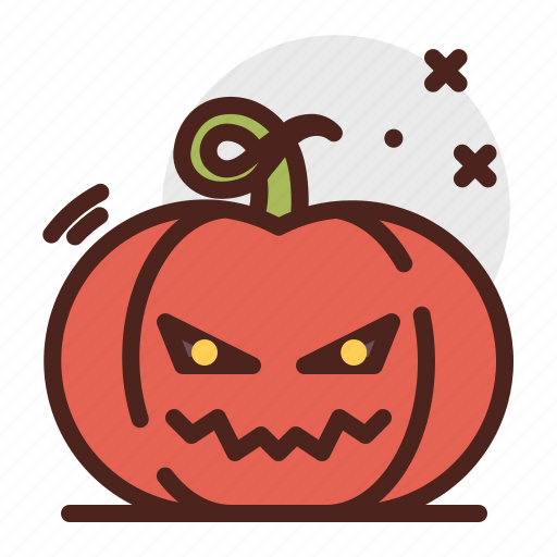 Pumpkin, devil, halloween, emoji icon - Download on Iconfinder