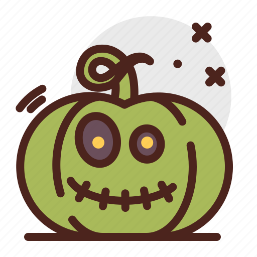 Pumpkin, halloween, sick, emoji icon - Download on Iconfinder