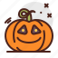 smile, pumpkin, halloween, emoji 