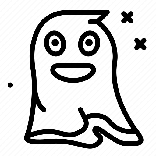 Ghost, laugh, emoji, halloween icon - Download on Iconfinder