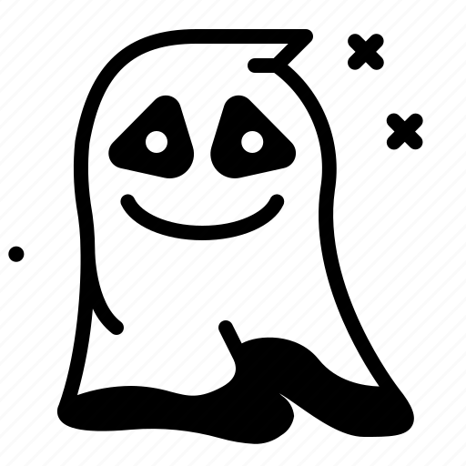 Happy, ghost, emoji, halloween icon - Download on Iconfinder